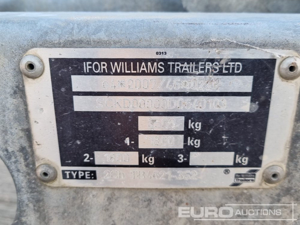 Prikolica za prevoz radnih mašina Ifor Williams 2CBTB4621352: slika 25