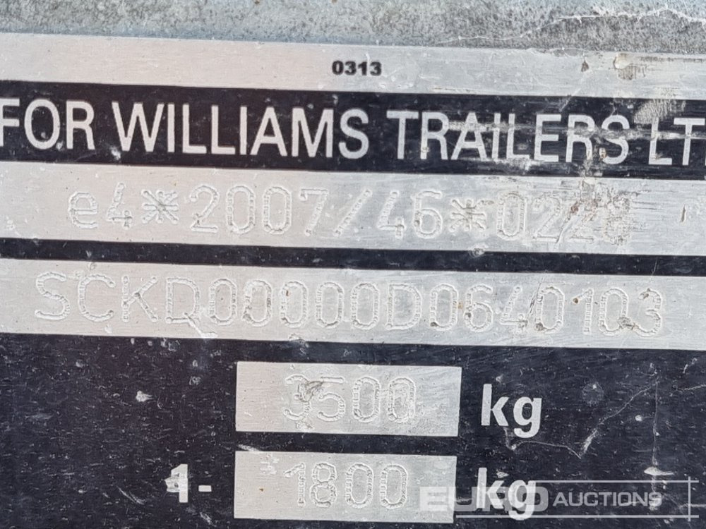 Prikolica za prevoz radnih mašina Ifor Williams 2CBTB4621352: slika 26