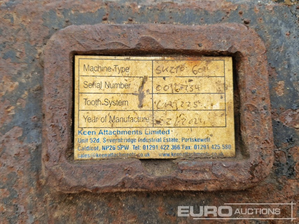 Kašika Keen 60" Digging Bucket 80mm Pin to suit 20 Ton Excavator: slika 14