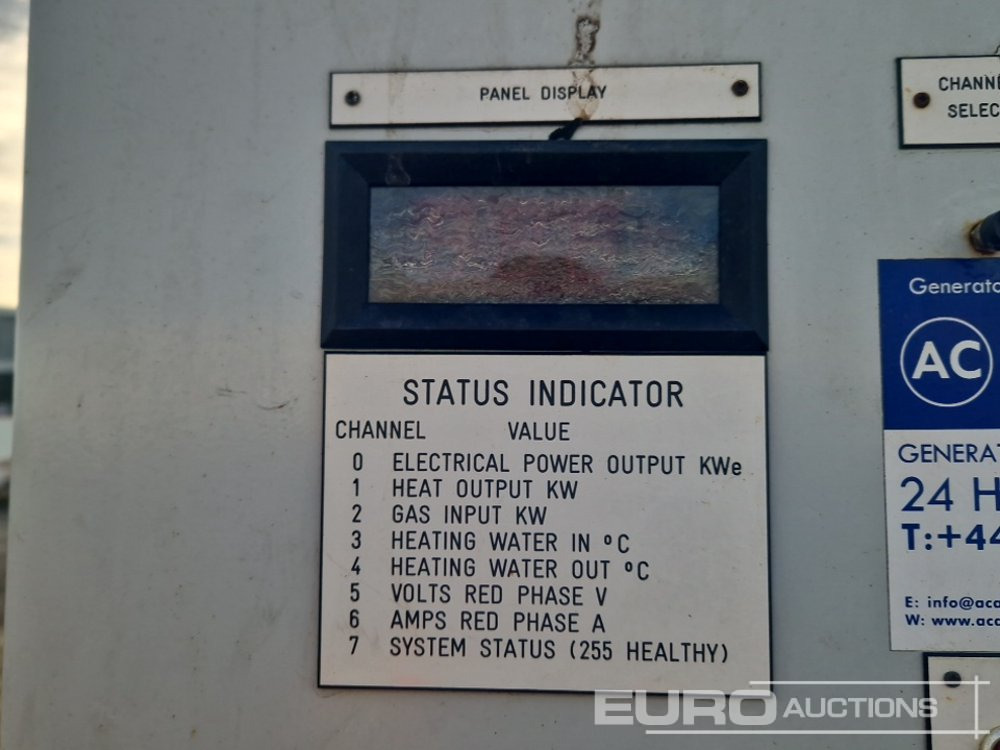 Set generatora MarelliMotori Generator, MAN 6 Cylinder Gas Engine: slika 19