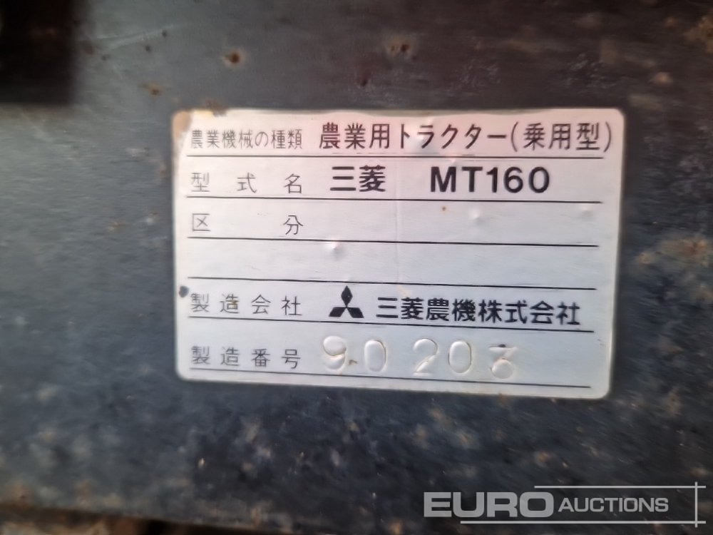 Mali traktor Mitsubishi MT160: slika 30