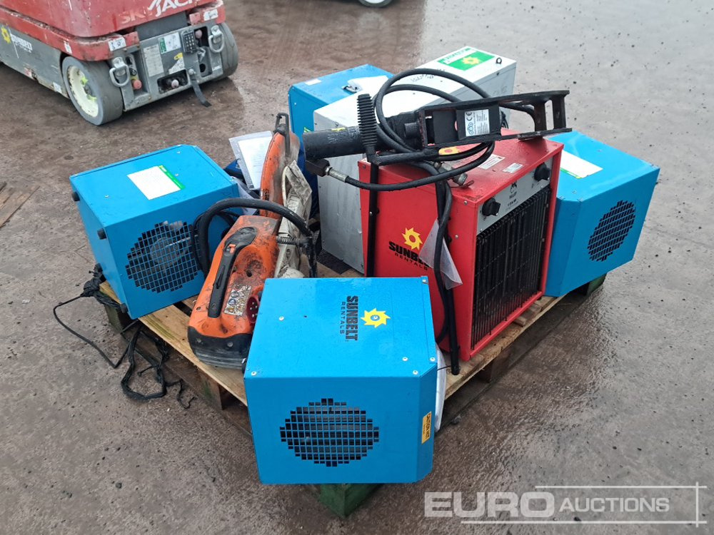 Pallet of Heaters, Stihl TS420 Consaw, UIS 18 Volt Hydraulic Power Pack & Pipe Breaker, - Građevinska oprema: slika 2 Pallet of Heaters, Stihl TS420 Consaw, UIS 18 Volt Hydraulic Power Pack & Pipe Breaker, - Građevinska oprema: slika 2