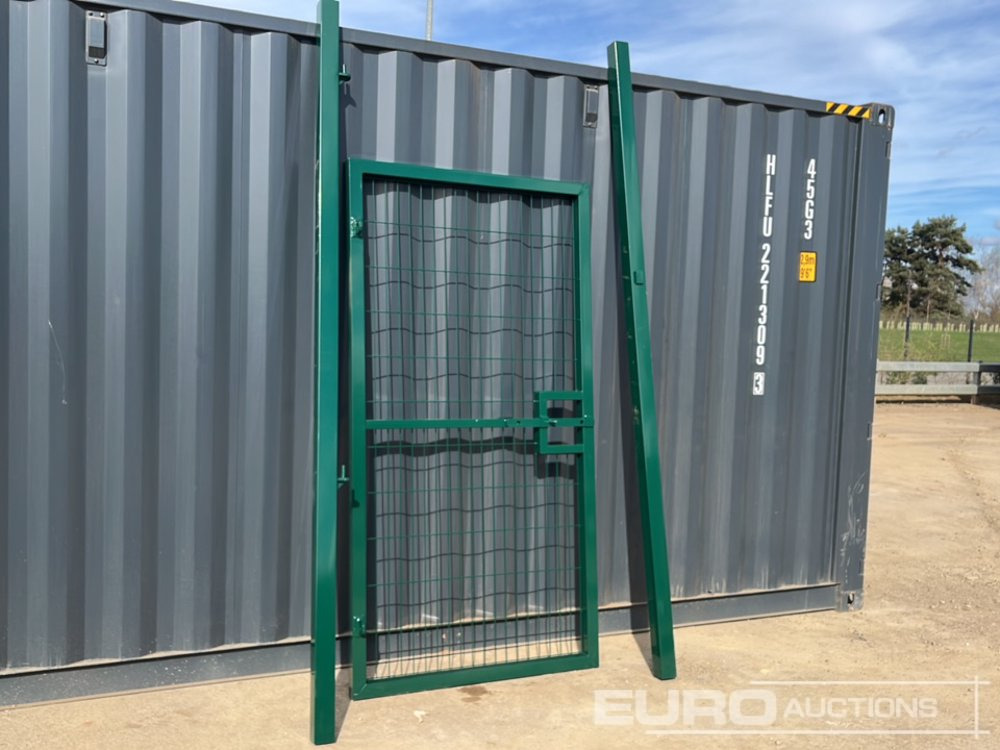 Poljoprivredna mašina 1.2m x 2.4m Pedestrian Gate, Heavy Duty Galvanized Powder Coated, 80mm x 80mm x 3m Post (2 of), Assembly Kit (Green): slika 12