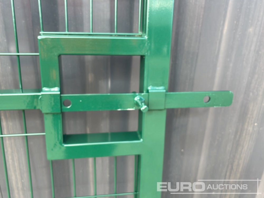 Poljoprivredna mašina 1.2m x 2.4m Pedestrian Gate, Heavy Duty Galvanized Powder Coated, 80mm x 80mm x 3m Post (2 of), Assembly Kit (Green): slika 9