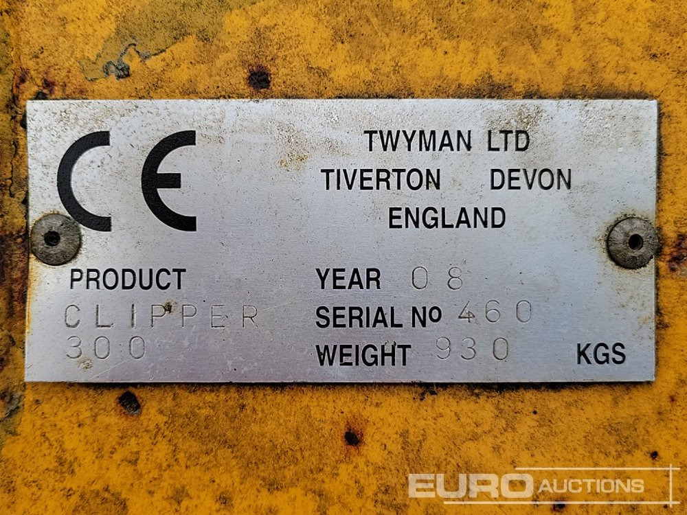 Poljoprivredna mašina Twyman CLIPPER 300: slika 20 Poljoprivredna mašina Twyman CLIPPER 300: slika 20