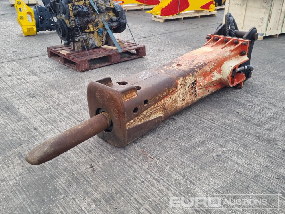 Rammer Hydraulic Breaker 80mm Pin to suit 20 Ton Excavator - Hidraulični čekić: slika 1 Rammer Hydraulic Breaker 80mm Pin to suit 20 Ton Excavator - Hidraulični čekić: slika 1