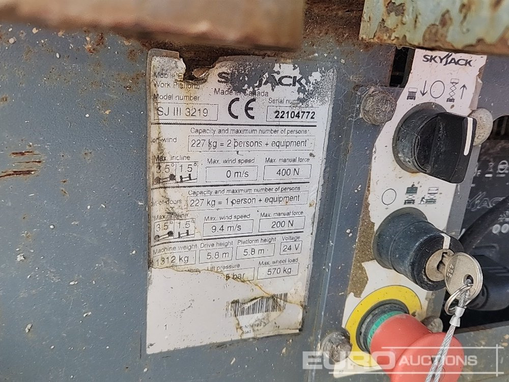 Vazdušna platforma SkyJack SJ3219: slika 32