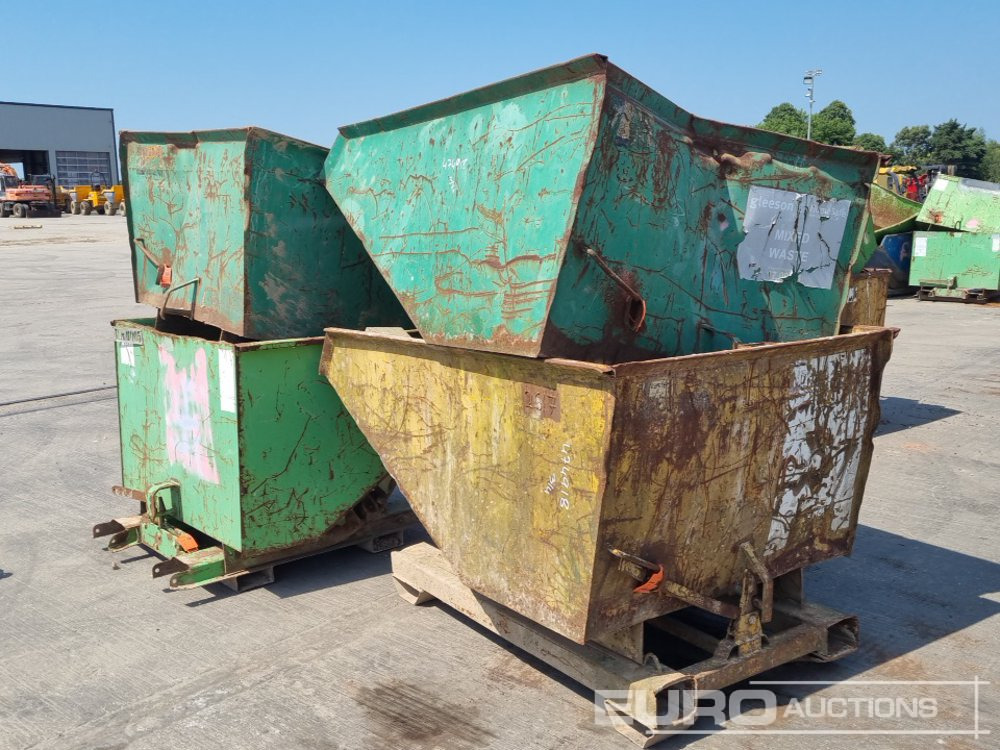 Tipping Skip to suit Forklift (4 of) - Kiper kontejner: slika 1 Tipping Skip to suit Forklift (4 of) - Kiper kontejner: slika 1