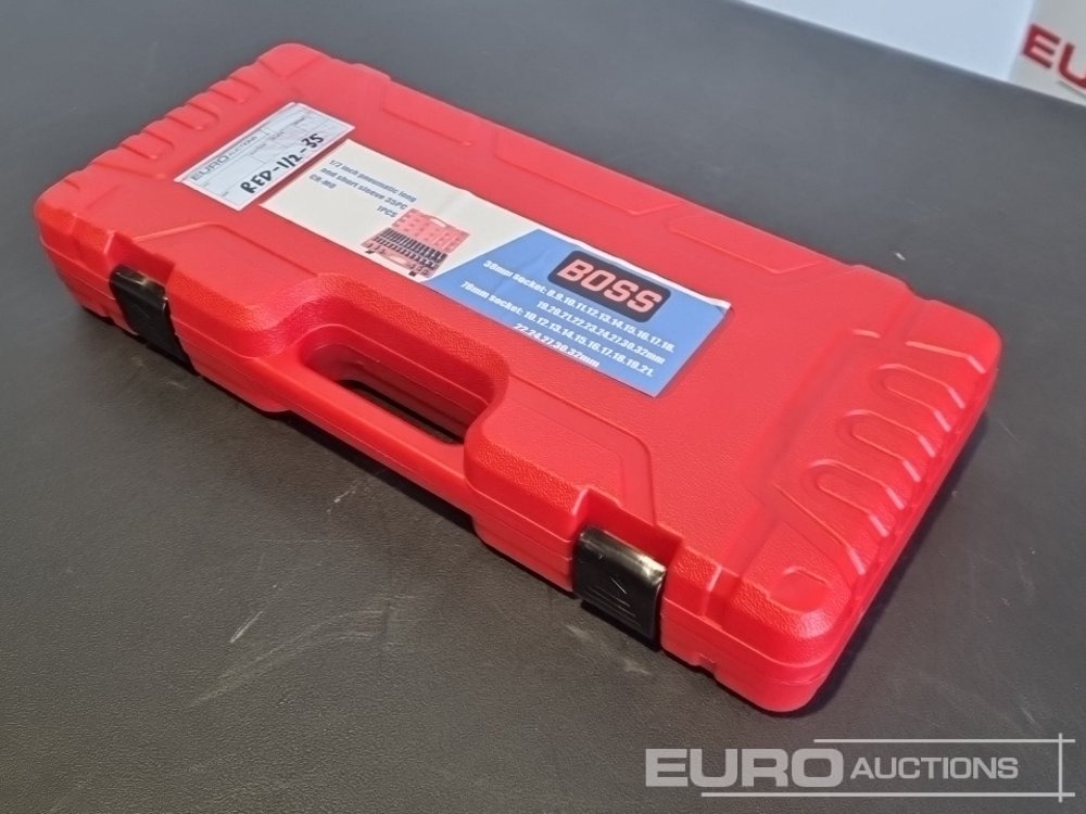 Unused 2025 Boss 1/2" 35pc Pneumatic Long & Short Sleeve Socket Set - Гаражна опрема: slika 3 Unused 2025 Boss 1/2" 35pc Pneumatic Long & Short Sleeve Socket Set - Гаражна опрема: slika 3