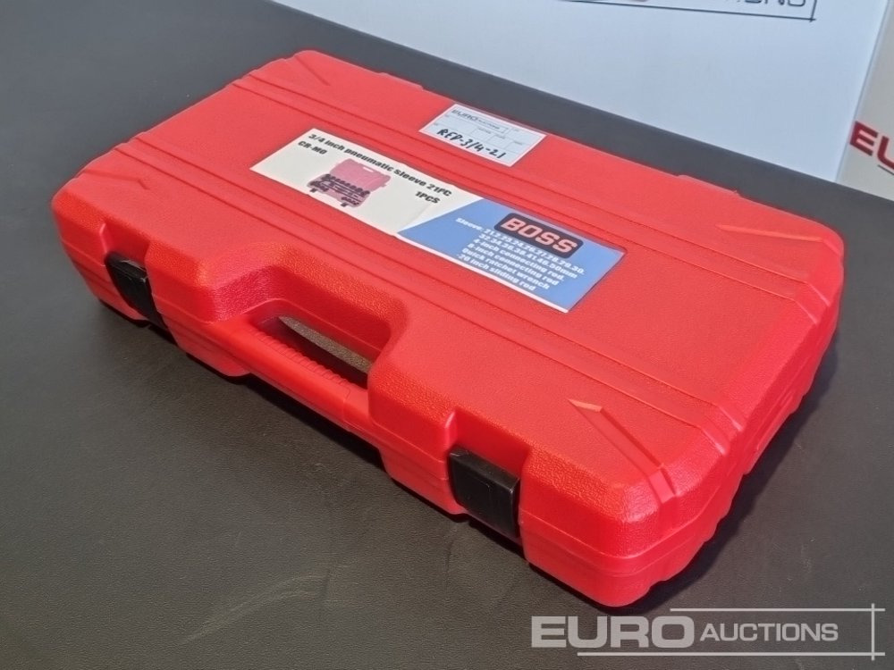 Unused 2025 Boss 3/4" 21pc Heavy Duty Pneumatic Socket Set, 4" Connecting Rod, 8" Connecting Rod, Quick Ratchet Wrench, 20" Sliding Rod - Гаражна опрема: slika 3 Unused 2025 Boss 3/4" 21pc Heavy Duty Pneumatic Socket Set, 4" Connecting Rod, 8" Connecting Rod, Quick Ratchet Wrench, 20" Sliding Rod - Гаражна опрема: slika 3