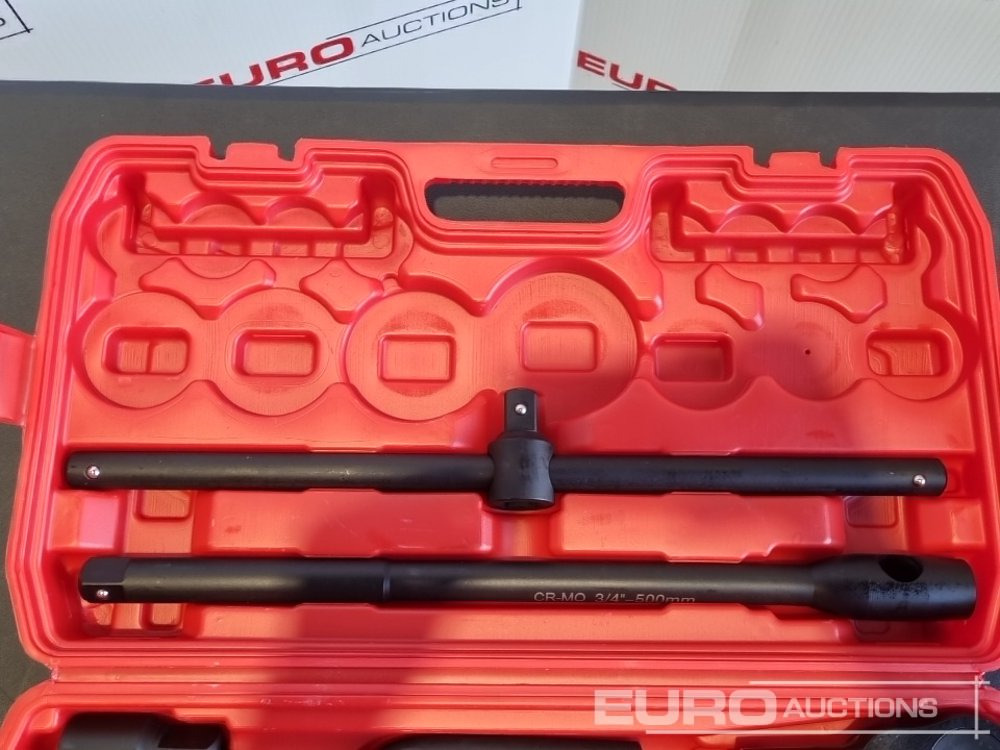 Unused 2025 Boss 3/4" 26pc Heavy Duty Pneumatic Socket Set, 4" Connecting Rod, 8" Connecting Rod Quick Ratchet Wrench, 20" Sliding Road, L Handle Sliding Head Extension Bar - Гаражна опрема: slika 5 Unused 2025 Boss 3/4" 26pc Heavy Duty Pneumatic Socket Set, 4" Connecting Rod, 8" Connecting Rod Quick Ratchet Wrench, 20" Sliding Road, L Handle Sliding Head Extension Bar - Гаражна опрема: slika 5