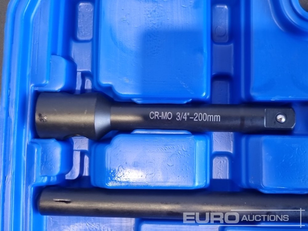 Unused 2025 Boss 3/4" 30pc Heavy Duty Pneumatic Socket Set, 4" Connecting Rod, 8" Connecting Rod, Ratchet Wrench, 20" Sliding Rod, 18" Bending Rod Universal Coupling, Adapter1-3/4" - Гаражна опрема: slika 5 Unused 2025 Boss 3/4" 30pc Heavy Duty Pneumatic Socket Set, 4" Connecting Rod, 8" Connecting Rod, Ratchet Wrench, 20" Sliding Rod, 18" Bending Rod Universal Coupling, Adapter1-3/4" - Гаражна опрема: slika 5