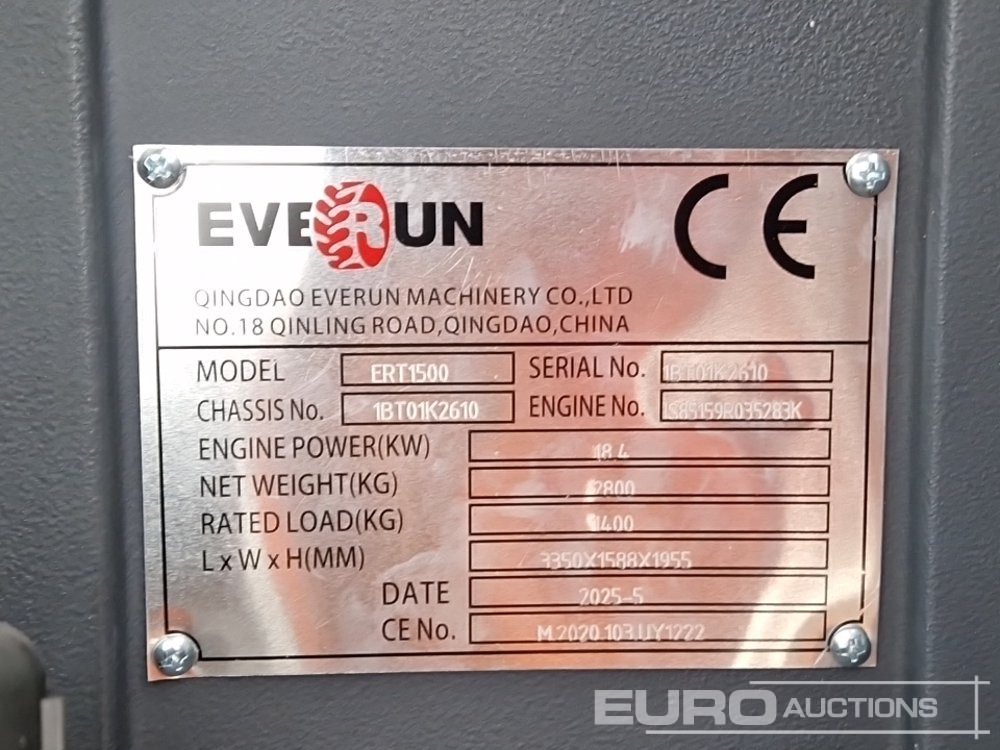 Teleskopski upravljač Unused 2025 Everun ERT1500: slika 34