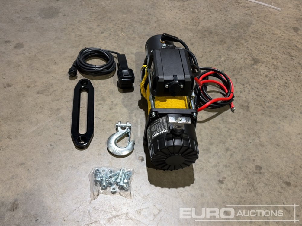 Unused 2025 Hi-Torque HT12000 Electric Winch with Synthetic Rope, 12,000lb line pull, 3/8" x 85' Rope - Vitlo: slika 4 Unused 2025 Hi-Torque HT12000 Electric Winch with Synthetic Rope, 12,000lb line pull, 3/8" x 85' Rope - Vitlo: slika 4