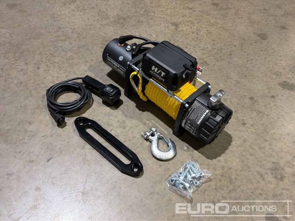 Unused 2025 Hi-Torque HT12000 Electric Winch with Synthetic Rope, 12,000lb line pull, 3/8" x 85' Rope - Vitlo: slika 3 Unused 2025 Hi-Torque HT12000 Electric Winch with Synthetic Rope, 12,000lb line pull, 3/8" x 85' Rope - Vitlo: slika 3