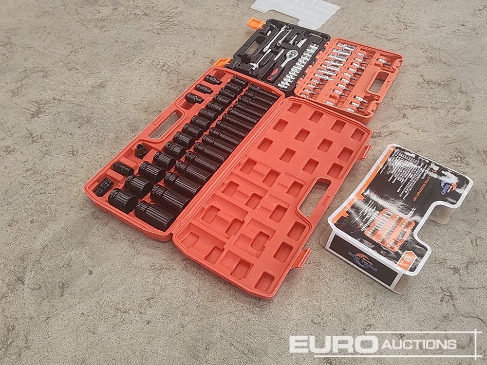 Unused 35pc 1/2 Inch Long Reach Socket Set, 53pc Socket And Bit Set - Гаражна опрема: slika 3 Unused 35pc 1/2 Inch Long Reach Socket Set, 53pc Socket And Bit Set - Гаражна опрема: slika 3