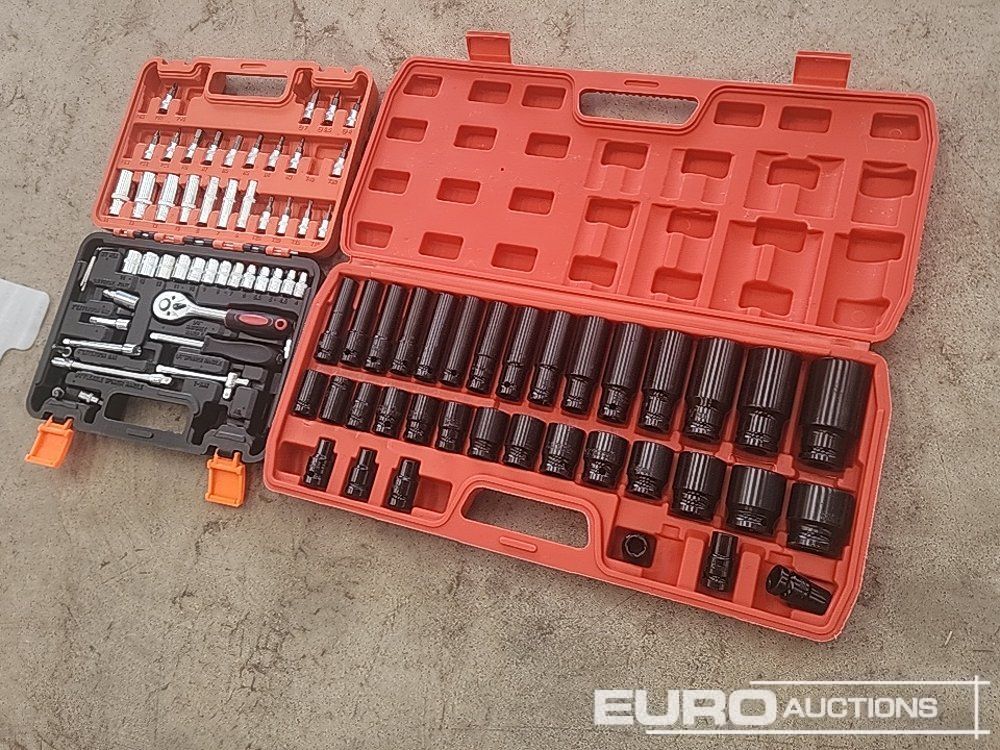 Unused 35pc 1/2 Inch Long Reach Socket Set, 53pc Socket And Bit Set - Гаражна опрема: slika 2 Unused 35pc 1/2 Inch Long Reach Socket Set, 53pc Socket And Bit Set - Гаражна опрема: slika 2