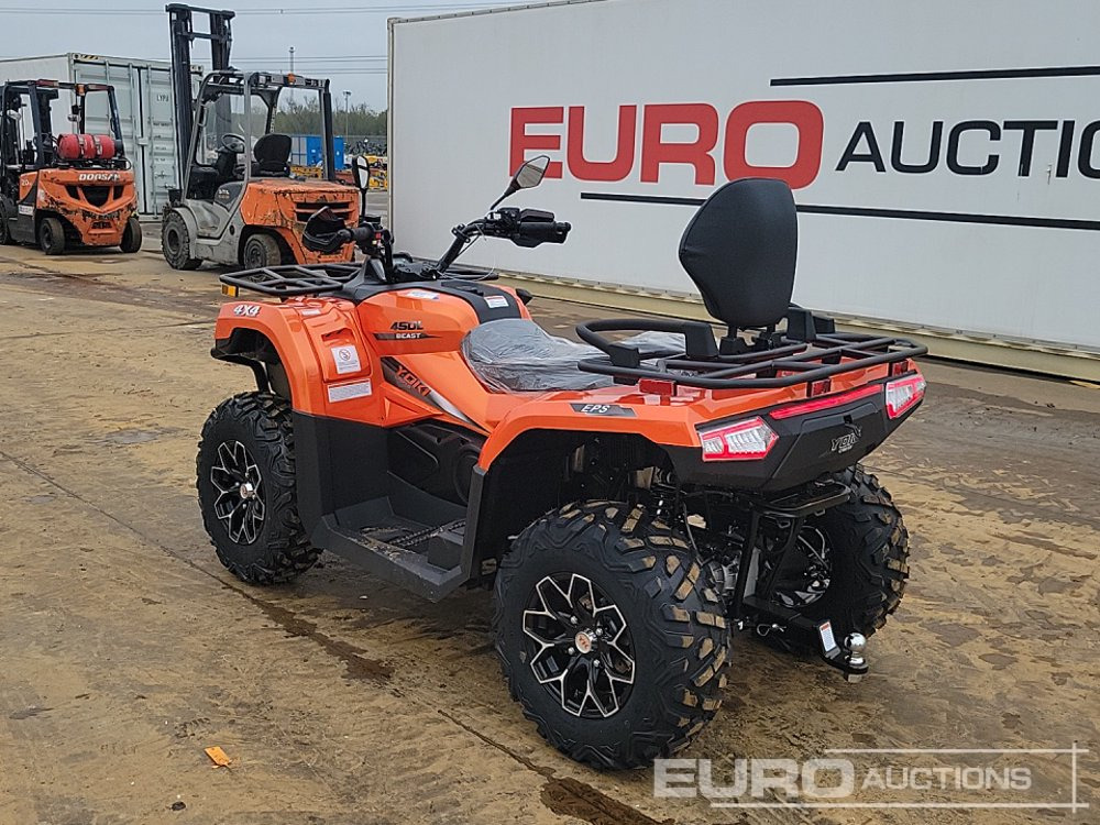 Unused Beast 450L, 4WD Petrol Quad Bike, Front Winch, Power Steering, Front & Rear Diff Lock, Alloy Wheels, LED pack, Rear Tow Hitch, Backrest, T3b Engine - ATV/ Četvorotočkaš: slika 3 Unused Beast 450L, 4WD Petrol Quad Bike, Front Winch, Power Steering, Front & Rear Diff Lock, Alloy Wheels, LED pack, Rear Tow Hitch, Backrest, T3b Engine - ATV/ Četvorotočkaš: slika 3