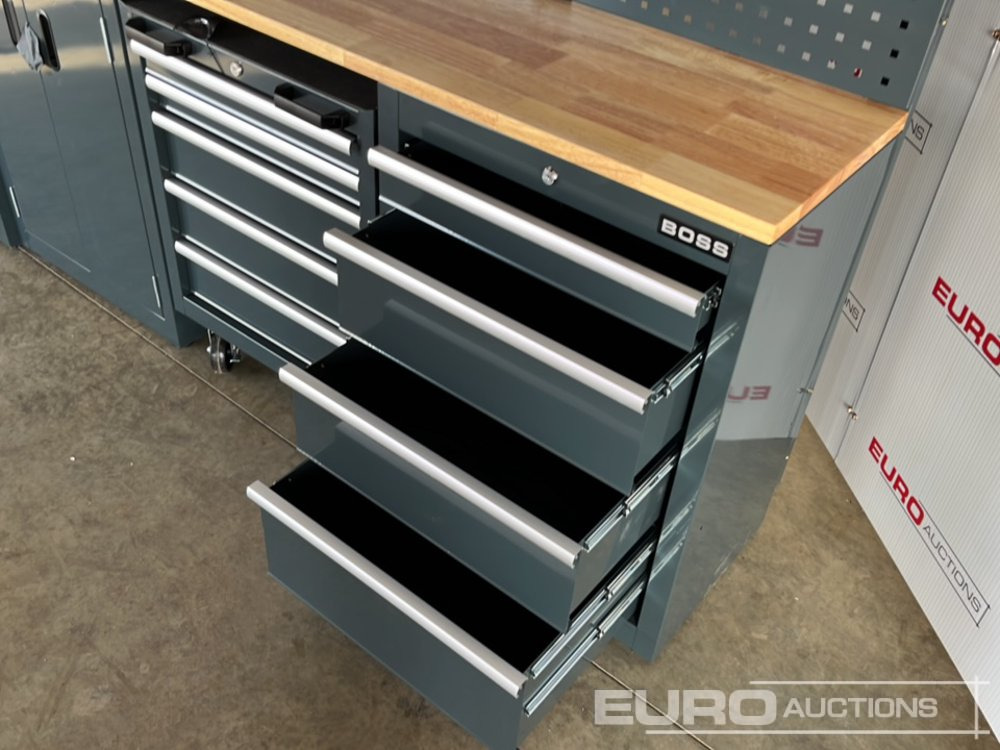 Гаражна опрема Unused Boss 2.6m 9 Drawer, 5 Cabinet Tool Station: slika 11 Гаражна опрема Unused Boss 2.6m 9 Drawer, 5 Cabinet Tool Station: slika 11