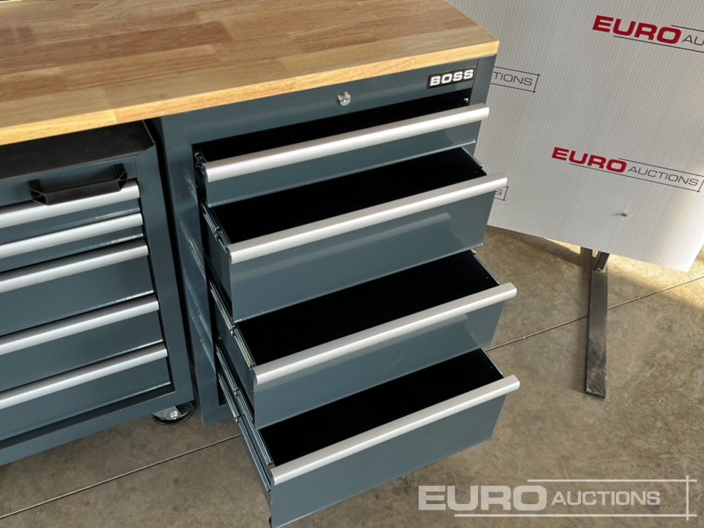 Гаражна опрема Unused Boss 2.6m 9 Drawer, 5 Cabinet Tool Station: slika 10 Гаражна опрема Unused Boss 2.6m 9 Drawer, 5 Cabinet Tool Station: slika 10