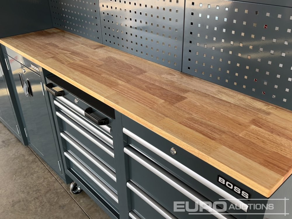 Гаражна опрема Unused Boss 2.6m 9 Drawer, 5 Cabinet Tool Station: slika 17 Гаражна опрема Unused Boss 2.6m 9 Drawer, 5 Cabinet Tool Station: slika 17