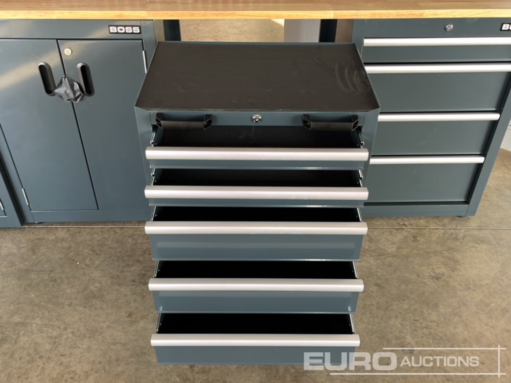 Гаражна опрема Unused Boss 2.6m 9 Drawer, 5 Cabinet Tool Station: slika 14 Гаражна опрема Unused Boss 2.6m 9 Drawer, 5 Cabinet Tool Station: slika 14