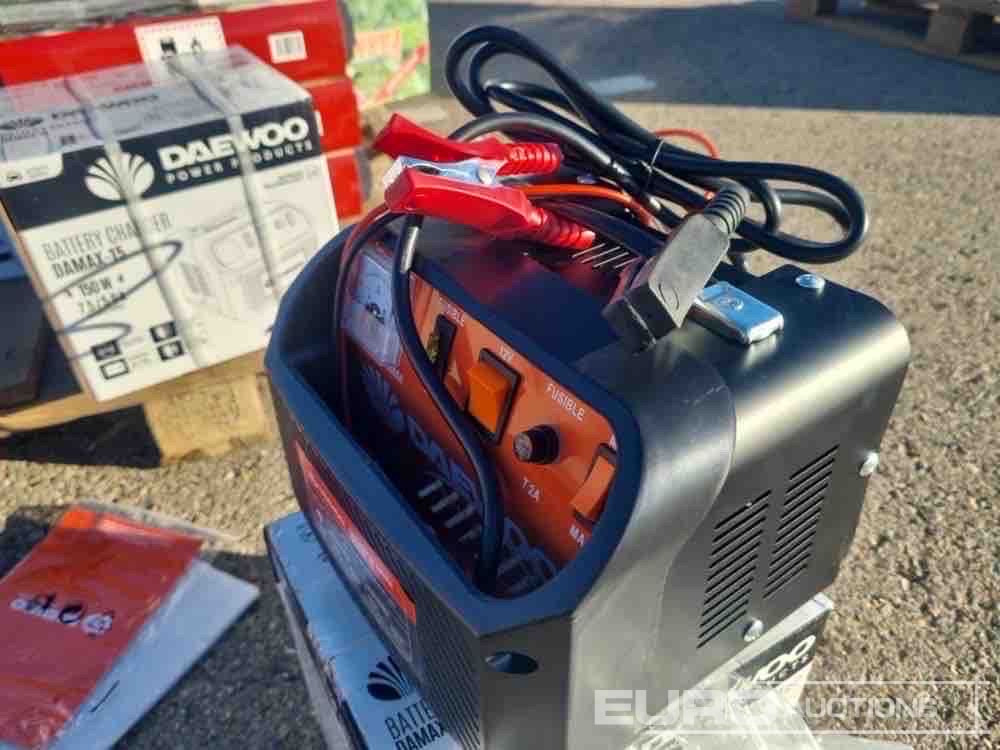Unused Daewoo DAMAX-15 12/24 Volt Battery Charger (2 Of) - Гаражна опрема: slika 3 Unused Daewoo DAMAX-15 12/24 Volt Battery Charger (2 Of) - Гаражна опрема: slika 3