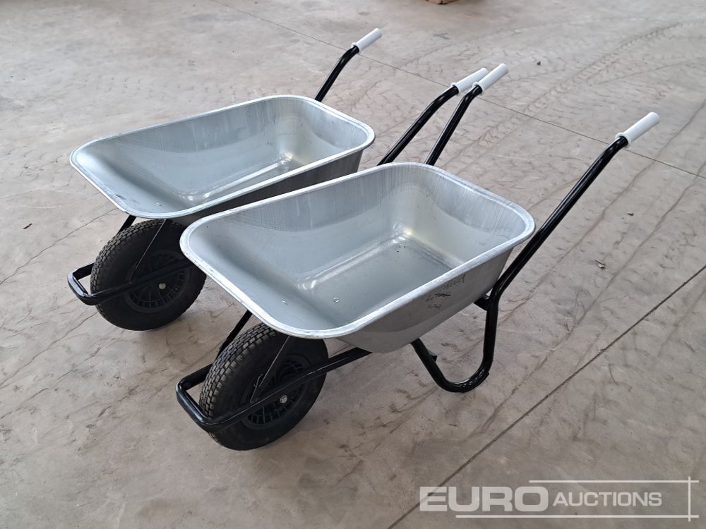 Unused Galvinised Wheelbarrow (2 of) - Гаражна опрема: slika 1 Unused Galvinised Wheelbarrow (2 of) - Гаражна опрема: slika 1