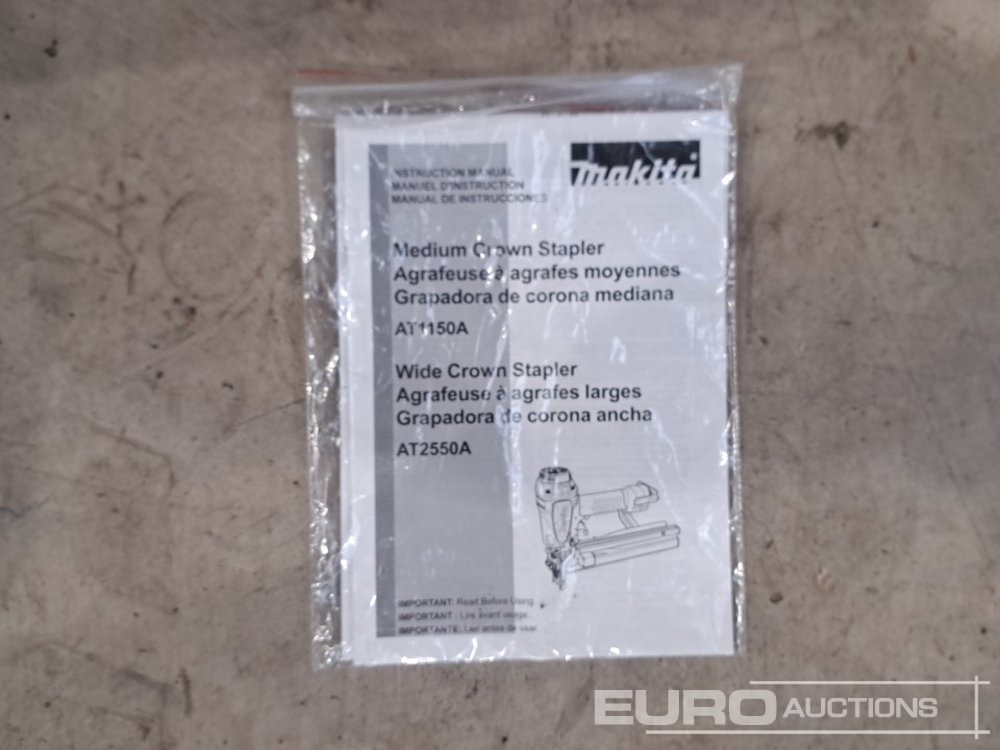 Građevinska oprema Unused Makita AT1150A Pneumatic Nailer (Body Only): slika 24