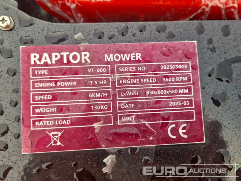 Baštenska kosačica Unused Raptor VT900: slika 14 Baštenska kosačica Unused Raptor VT900: slika 14