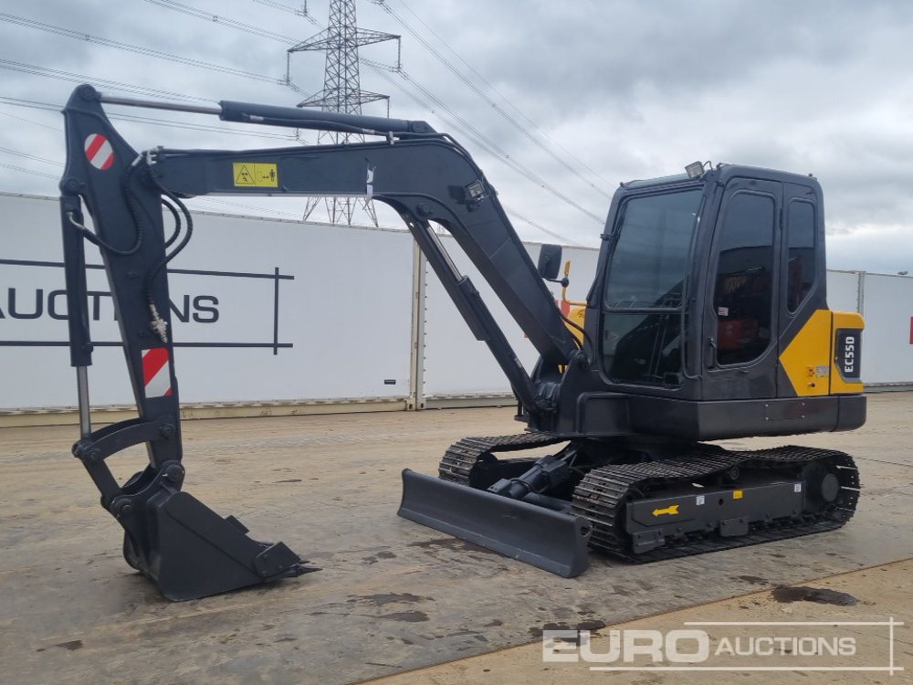 Volvo EC55D - Mini bager: slika 1 Volvo EC55D - Mini bager: slika 1
