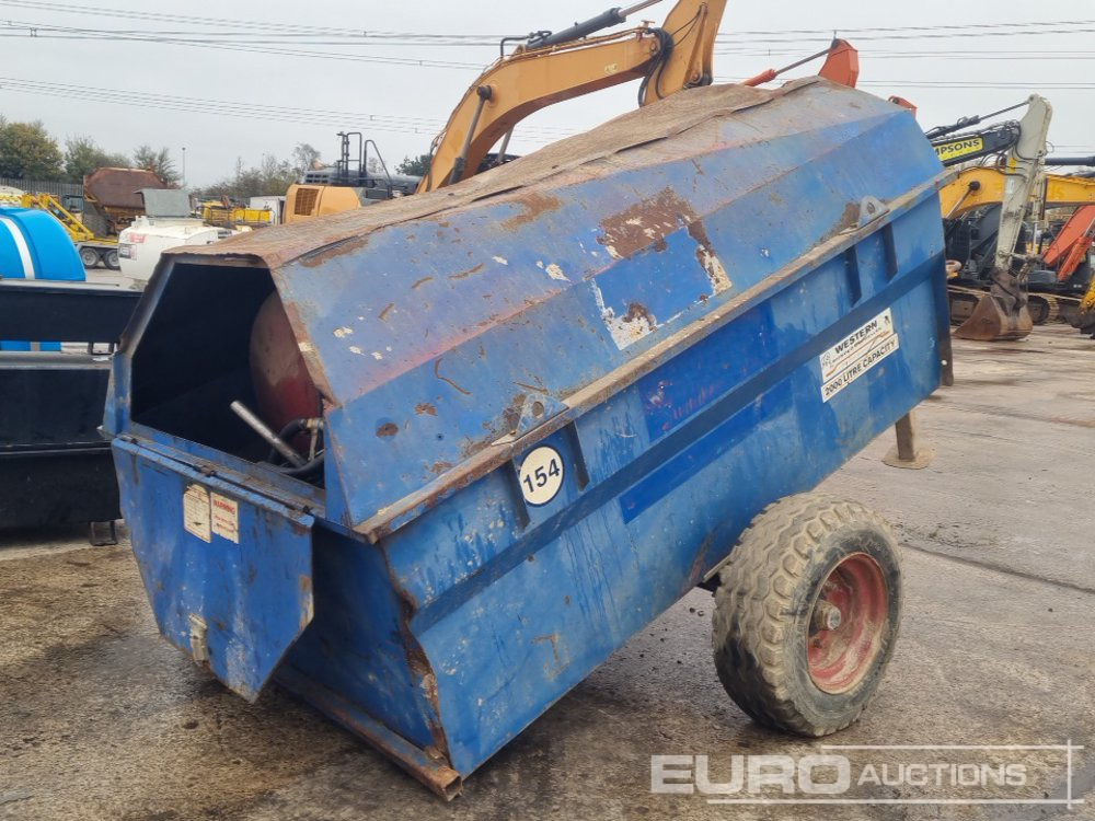 Western 2000 Litre Single Axle Bunded Fuel Bowser, Manul Pump - Rezervoar za skladištenje: slika 1 Western 2000 Litre Single Axle Bunded Fuel Bowser, Manul Pump - Rezervoar za skladištenje: slika 1