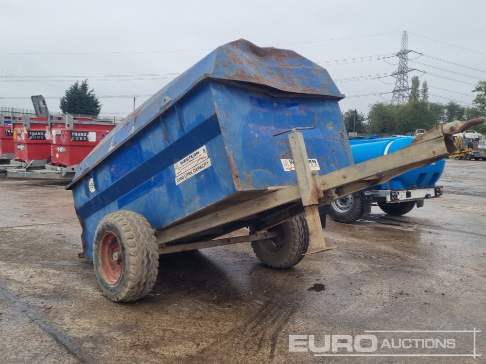 Western 2000 Litre Single Axle Bunded Fuel Bowser, Manul Pump - Rezervoar za skladištenje: slika 3 Western 2000 Litre Single Axle Bunded Fuel Bowser, Manul Pump - Rezervoar za skladištenje: slika 3