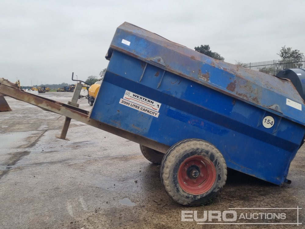 Western 2000 Litre Single Axle Bunded Fuel Bowser, Manul Pump - Rezervoar za skladištenje: slika 5 Western 2000 Litre Single Axle Bunded Fuel Bowser, Manul Pump - Rezervoar za skladištenje: slika 5