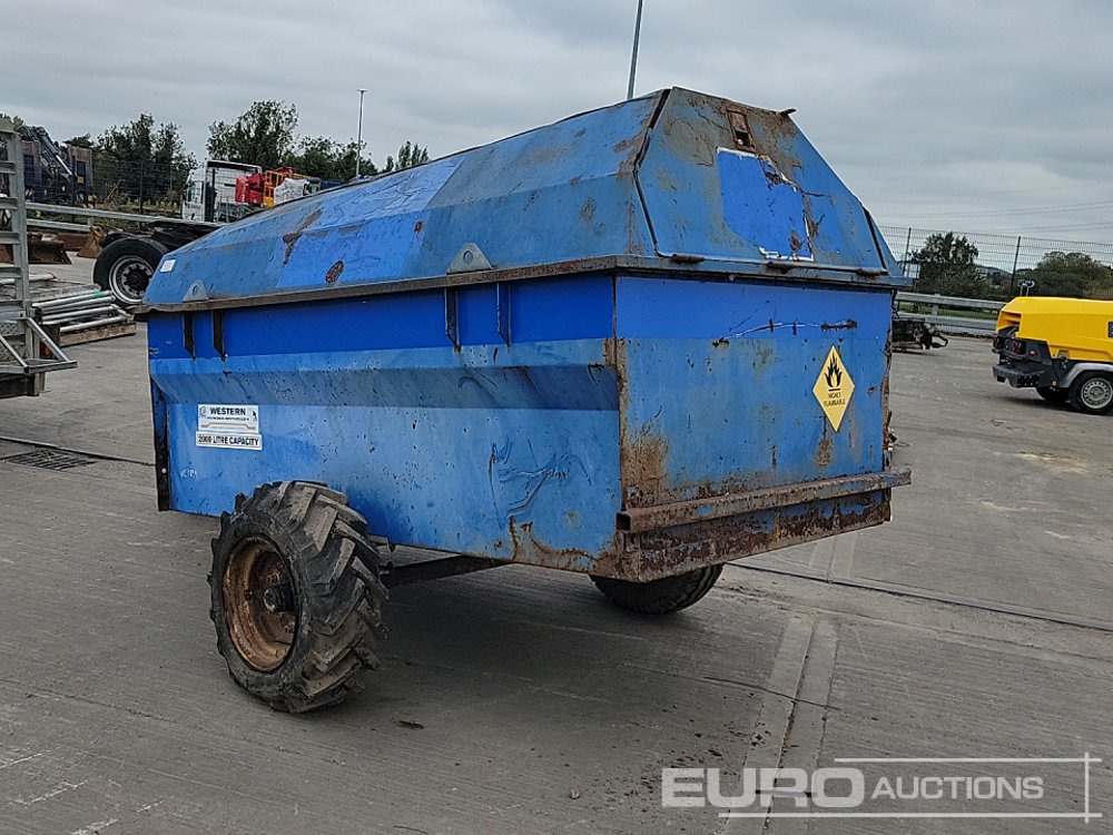 Western 2000 Litre Single Axle Bunded Fuel Bowser - Rezervoar za skladištenje: slika 3 Western 2000 Litre Single Axle Bunded Fuel Bowser - Rezervoar za skladištenje: slika 3