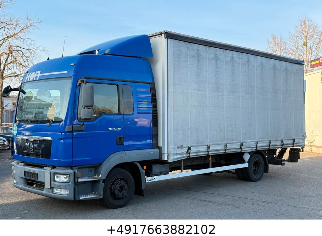 MAN TGL 8.220,NEU MOTOR/LBW/AHK/Schlafkab./6m - Kamion sa ceradom: slika 1 MAN TGL 8.220,NEU MOTOR/LBW/AHK/Schlafkab./6m - Kamion sa ceradom: slika 1