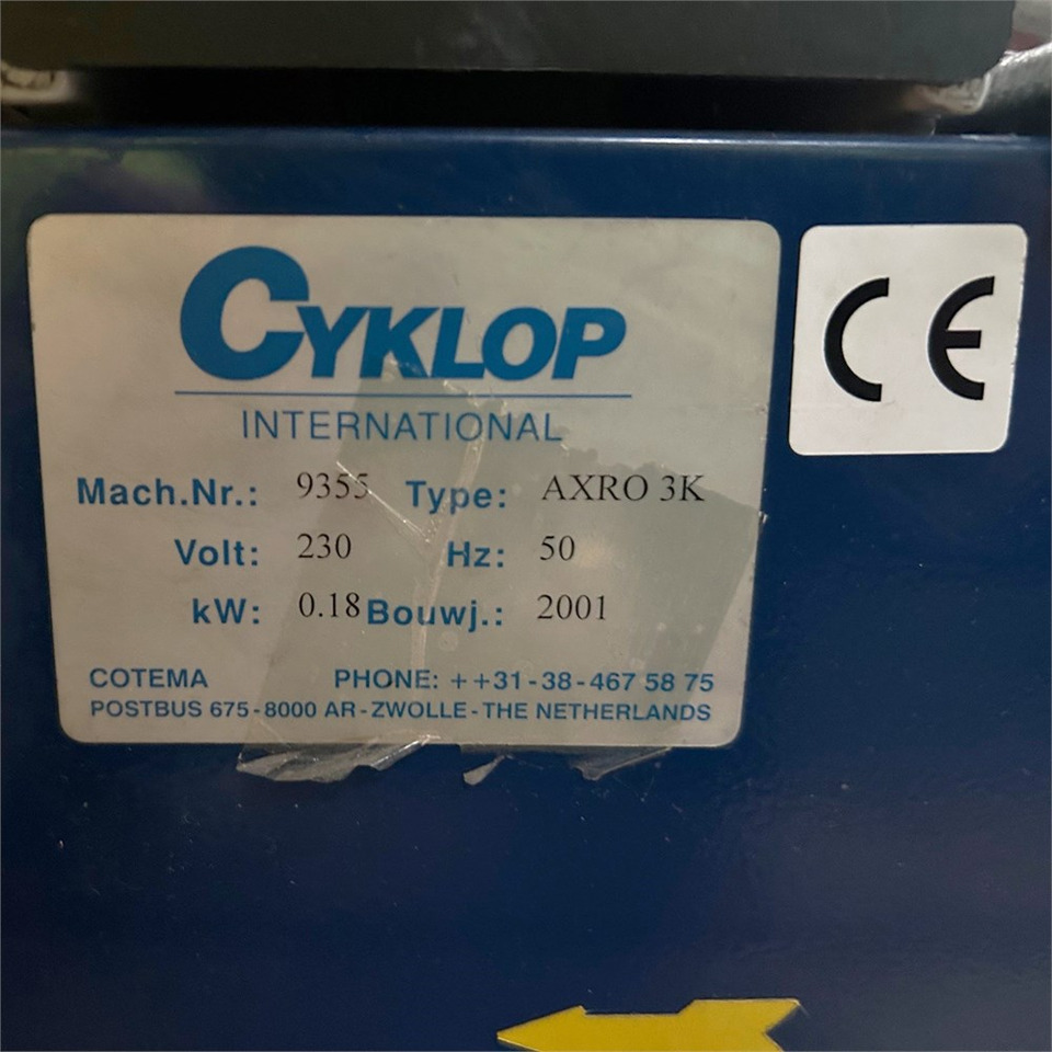 ABC Cyklop Axro 3k - Mašinska alatka: slika 4 ABC Cyklop Axro 3k - Mašinska alatka: slika 4