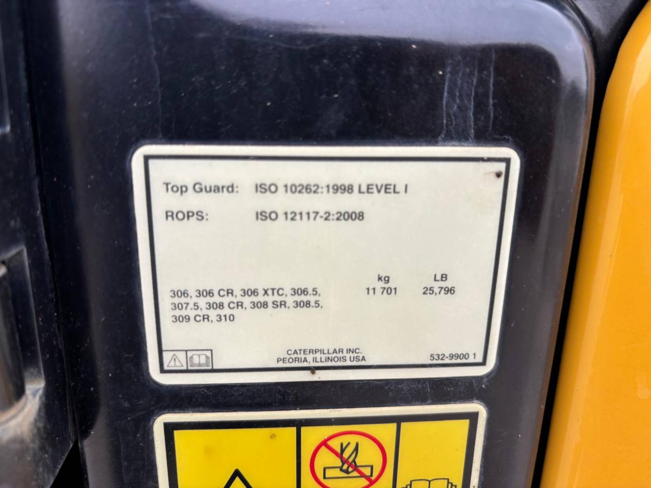 Bager guseničar CAT 307.5: slika 22 Bager guseničar CAT 307.5: slika 22