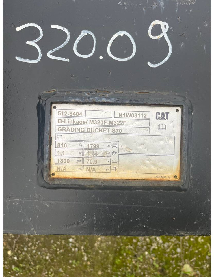 CAT BUCKET/1800MM/S70/GODET - Kašika za bager: slika 3 CAT BUCKET/1800MM/S70/GODET - Kašika za bager: slika 3