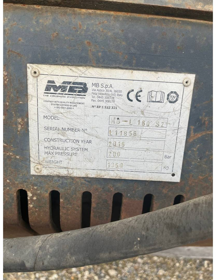 M B MANUFACTURING MB/L160/S2 - Kašika: slika 2 M B MANUFACTURING MB/L160/S2 - Kašika: slika 2