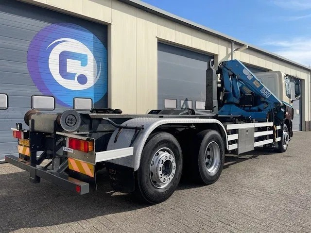 DAF CF 85.340 6X2 Euro 3 - Haakarm containersystem - Hooklift - Abrollkipper - Year 2004 - HMF 1680-K2 Crane - Grua - Ladekran - Autolaadkraan - Kamion sa hidrauličnom kukom, Kamion sa dizalicom: slika 3 DAF CF 85.340 6X2 Euro 3 - Haakarm containersystem - Hooklift - Abrollkipper - Year 2004 - HMF 1680-K2 Crane - Grua - Ladekran - Autolaadkraan - Kamion sa hidrauličnom kukom, Kamion sa dizalicom: slika 3