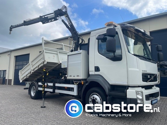 Volvo FL 240 4x2 Euro 5 - Kipper - MKG HLK 45 a2 Autolaadkraan - Bouwjaar 2012 - APK 18-10-2025 - ORIGINAL Km 35.640 !!!! - Good condition !! - Istovarivač, Kamion sa dizalicom: slika 1 Volvo FL 240 4x2 Euro 5 - Kipper - MKG HLK 45 a2 Autolaadkraan - Bouwjaar 2012 - APK 18-10-2025 - ORIGINAL Km 35.640 !!!! - Good condition !! - Istovarivač, Kamion sa dizalicom: slika 1