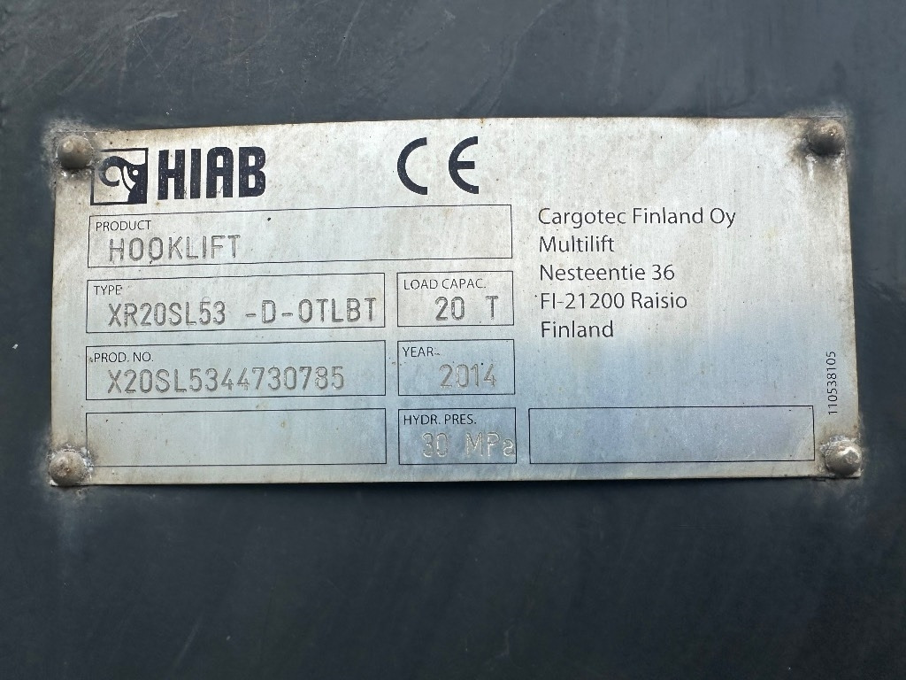 Kamion sa hidrauličnom kukom Volvo FH13 540 6x2 Manuaali: slika 10