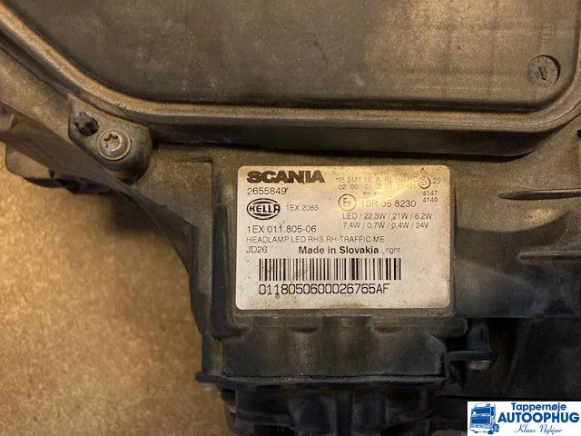 Scania N.G.S Headlamp RH LH P/N: 2655849 / 2655848 - Električni sistem za Kamion: slika 1 Scania N.G.S Headlamp RH LH P/N: 2655849 / 2655848 - Električni sistem za Kamion: slika 1