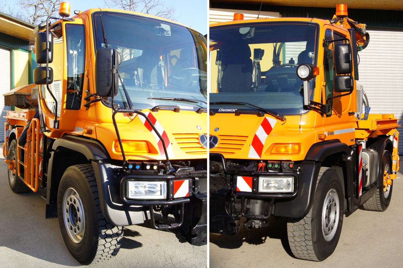Korisno/ Posebno vozilo Unimog Unimog U 400/Hydrostat/Mähtür +MULAG MHU 800: slika 8