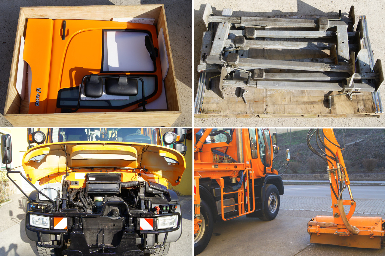 Korisno/ Posebno vozilo Unimog Unimog U 400/Hydrostat/Mähtür +MULAG MHU 800: slika 14