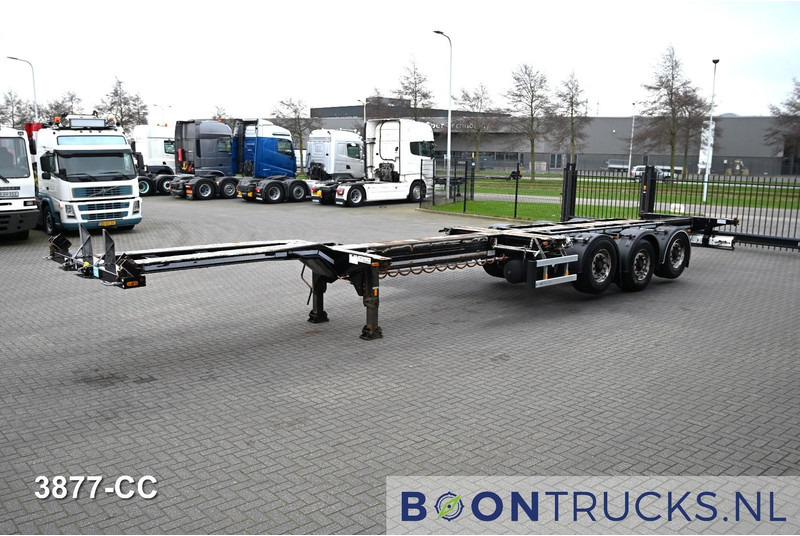D-Tec FLEXITRAILER LS | 2x20-30-40-45ft HC * 2x LIFT AXLE * BPW / DISC * 2x EXTENDABLE * NL TRAILER - Poluprikolica za prevoz kontejnera/ Poluprikolica sa promenjivim sandukom: slika 5 D-Tec FLEXITRAILER LS | 2x20-30-40-45ft HC * 2x LIFT AXLE * BPW / DISC * 2x EXTENDABLE * NL TRAILER - Poluprikolica za prevoz kontejnera/ Poluprikolica sa promenjivim sandukom: slika 5