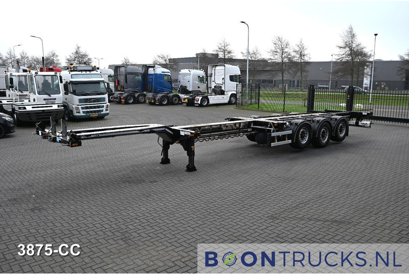 D-Tec FLEXITRAILER LS | 2x20-30-40-45ft HC * 2x LIFT AXLE * BPW / DISC * MOT 01-2027 - Poluprikolica za prevoz kontejnera/ Poluprikolica sa promenjivim sandukom: slika 4 D-Tec FLEXITRAILER LS | 2x20-30-40-45ft HC * 2x LIFT AXLE * BPW / DISC * MOT 01-2027 - Poluprikolica za prevoz kontejnera/ Poluprikolica sa promenjivim sandukom: slika 4