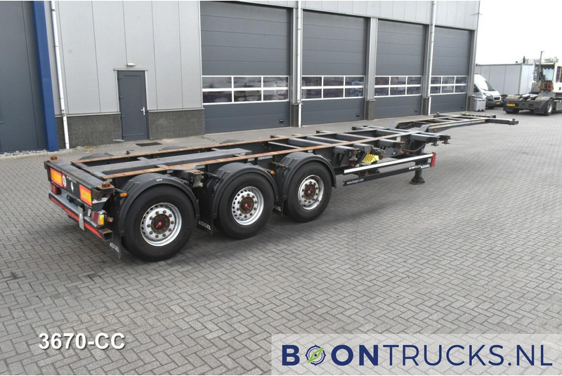 Kögel PORT 40 SIMPLEX 20 | 2x20-30-40ft HC * LIFT AXLE * SAF / DISC * EXTENDABLE REAR * MOT 02-2026 - Poluprikolica za prevoz kontejnera/ Poluprikolica sa promenjivim sandukom: slika 1 Kögel PORT 40 SIMPLEX 20 | 2x20-30-40ft HC * LIFT AXLE * SAF / DISC * EXTENDABLE REAR * MOT 02-2026 - Poluprikolica za prevoz kontejnera/ Poluprikolica sa promenjivim sandukom: slika 1