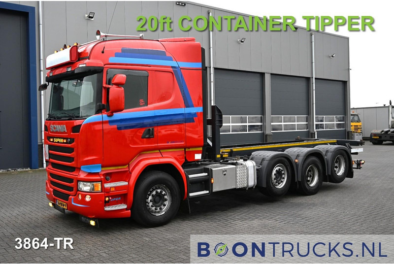 Scania R450 8x2 | EURO6 * CONTAINER TRANSPORT * 20ft TIPPING * NL TRUCK * APK 02-2026 - Kamion za prevoz kontejnera/ Kamion sa promenjivim sandukom: slika 1 Scania R450 8x2 | EURO6 * CONTAINER TRANSPORT * 20ft TIPPING * NL TRUCK * APK 02-2026 - Kamion za prevoz kontejnera/ Kamion sa promenjivim sandukom: slika 1